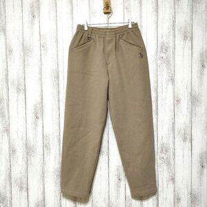 Velic Brushed Tucked Tapered Pants Size M Brown